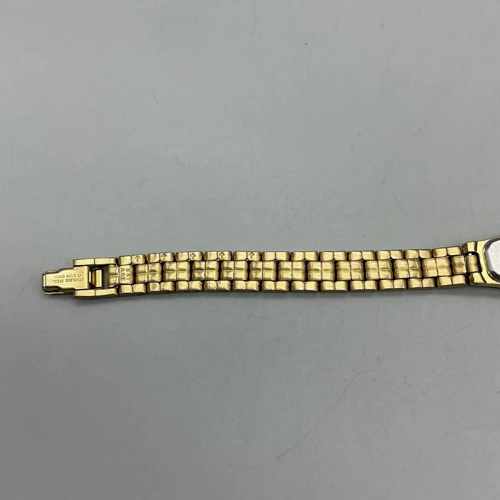 Vintage Pulsar Womens Watch 12mm Oval Gold Tone V220-6190 New Battery